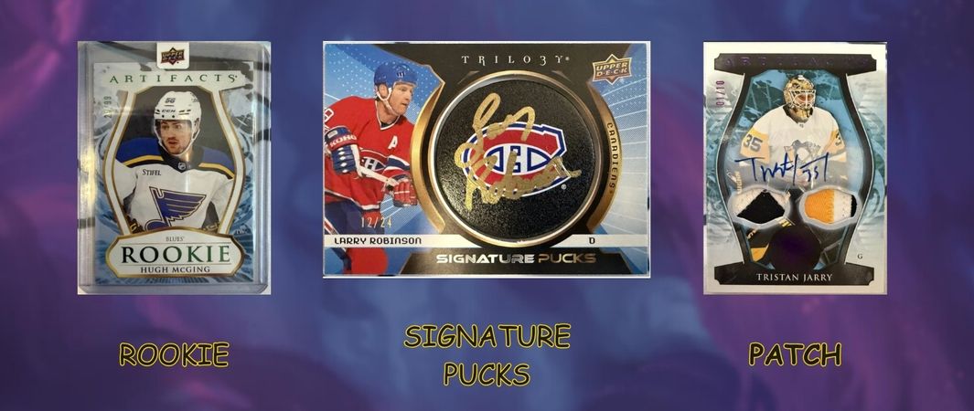 hokejové kartičky NHL rookie patch 